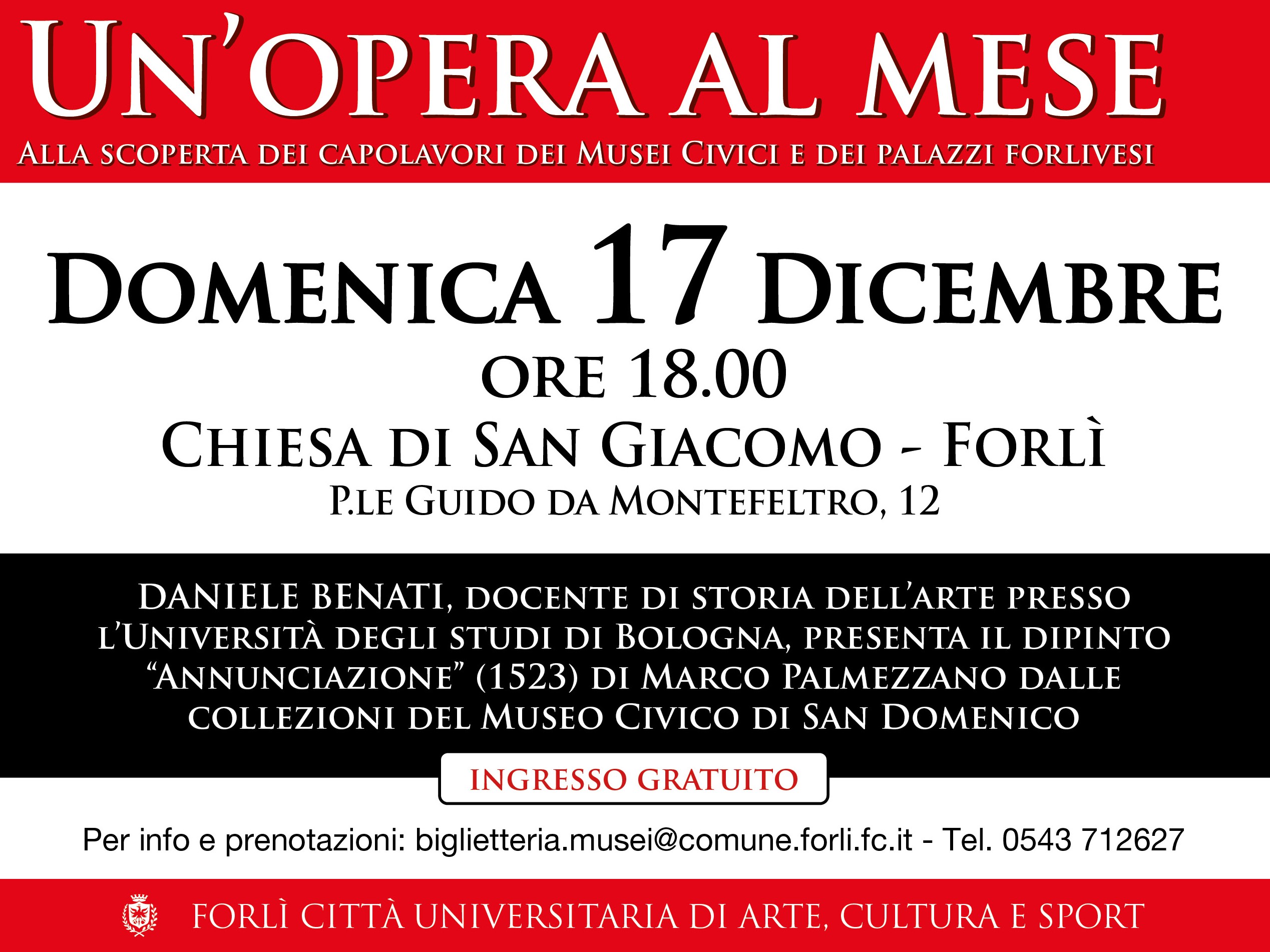 Un Opera al Mese - Annunciazione di Marco Palmezzano