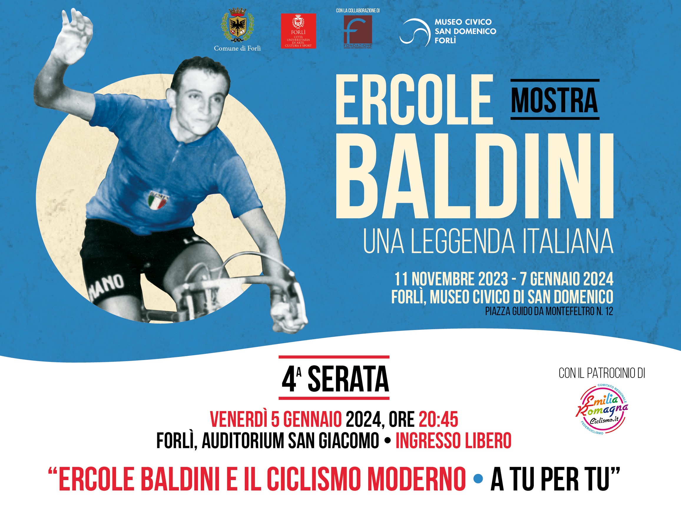 A tu per tu. Ercole Baldini e il ciclismo moderno - 4^ serata