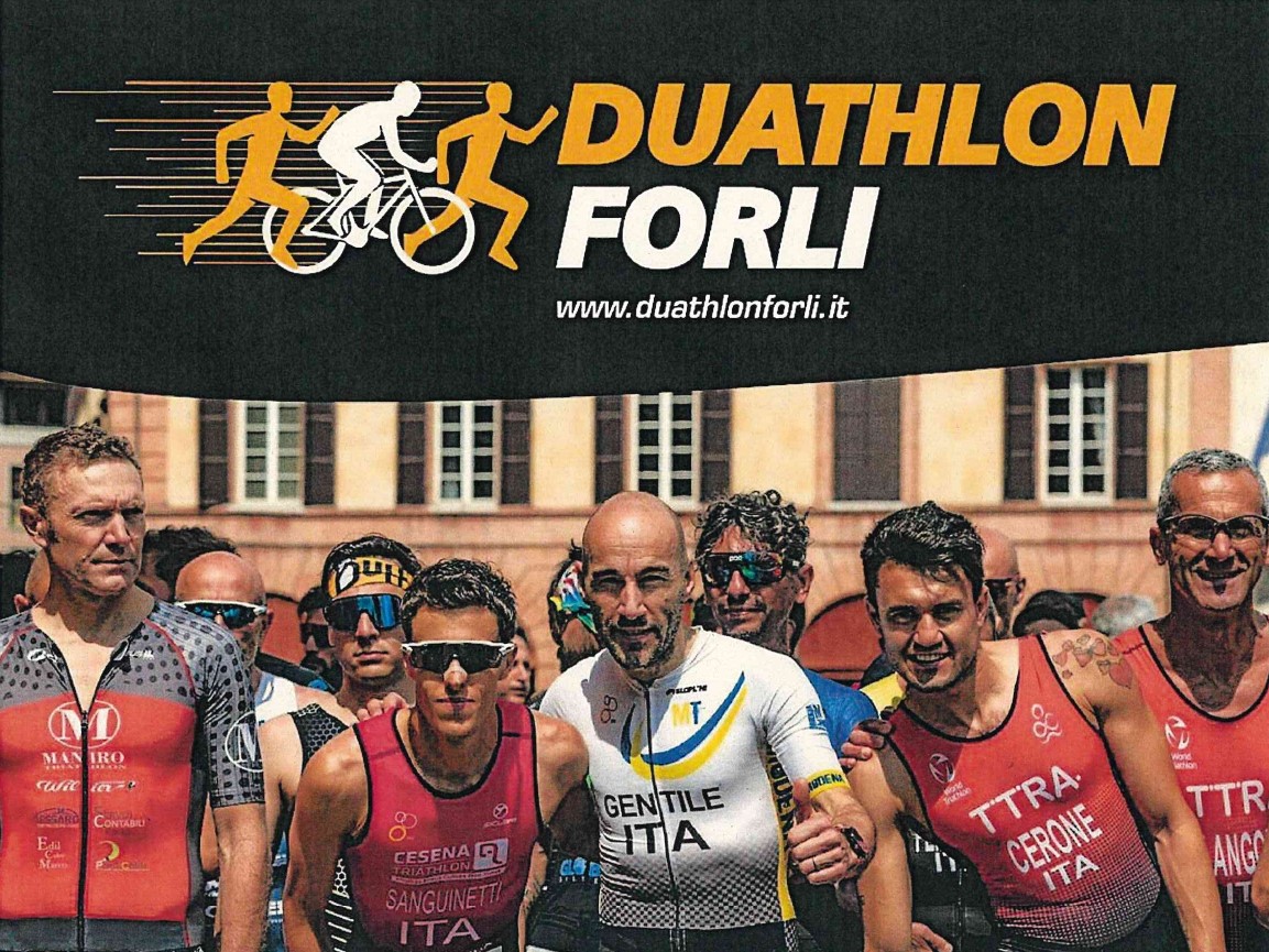 Duathlon Città di Forlì in piazza Saffi - gara multilap