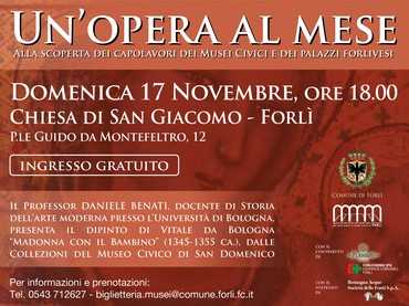 Un Opera al mese - Madonna con il Bambino di Vitale da Bologna