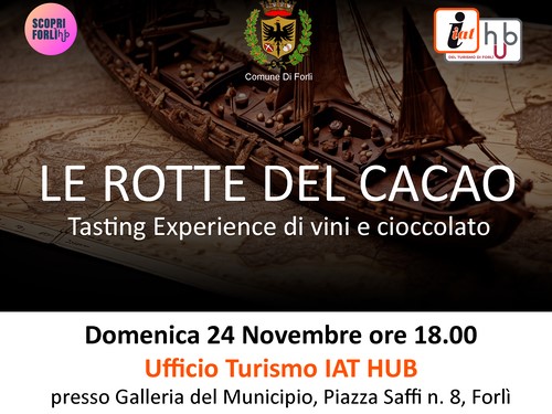 Le rotte del cacao - Tasting Experience di vini e cioccolato