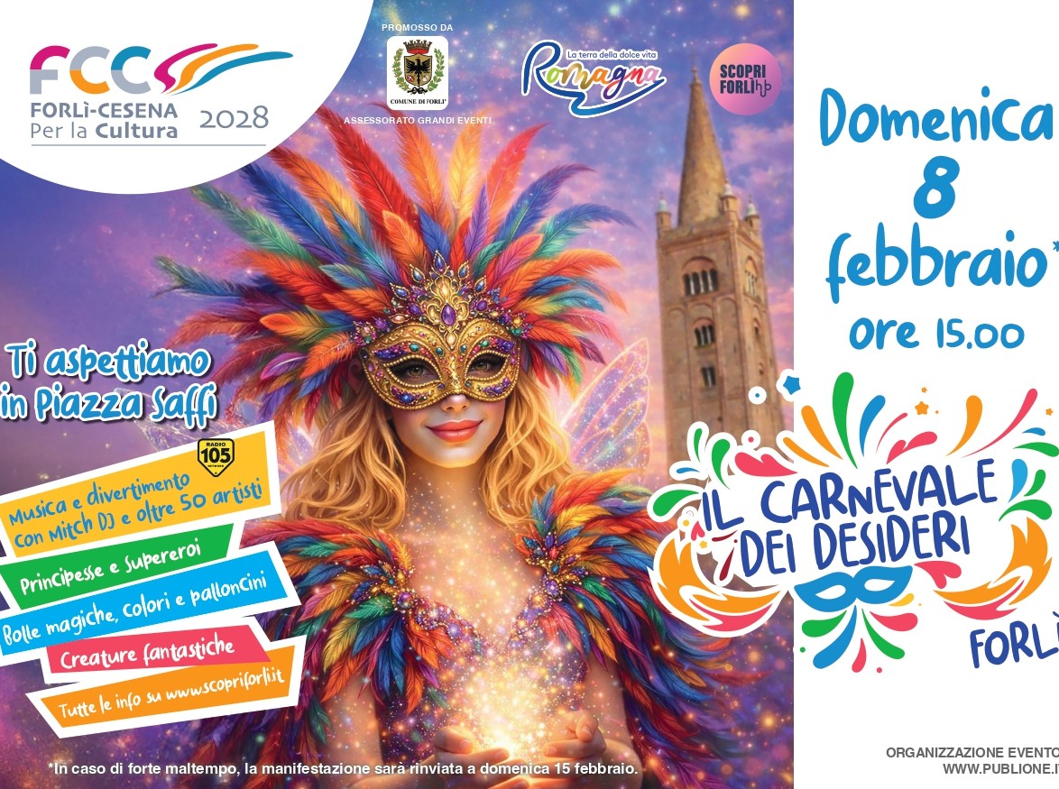 Il Carnevale dei Desideri - Il Carnevale in piazza Aurelio Saffi