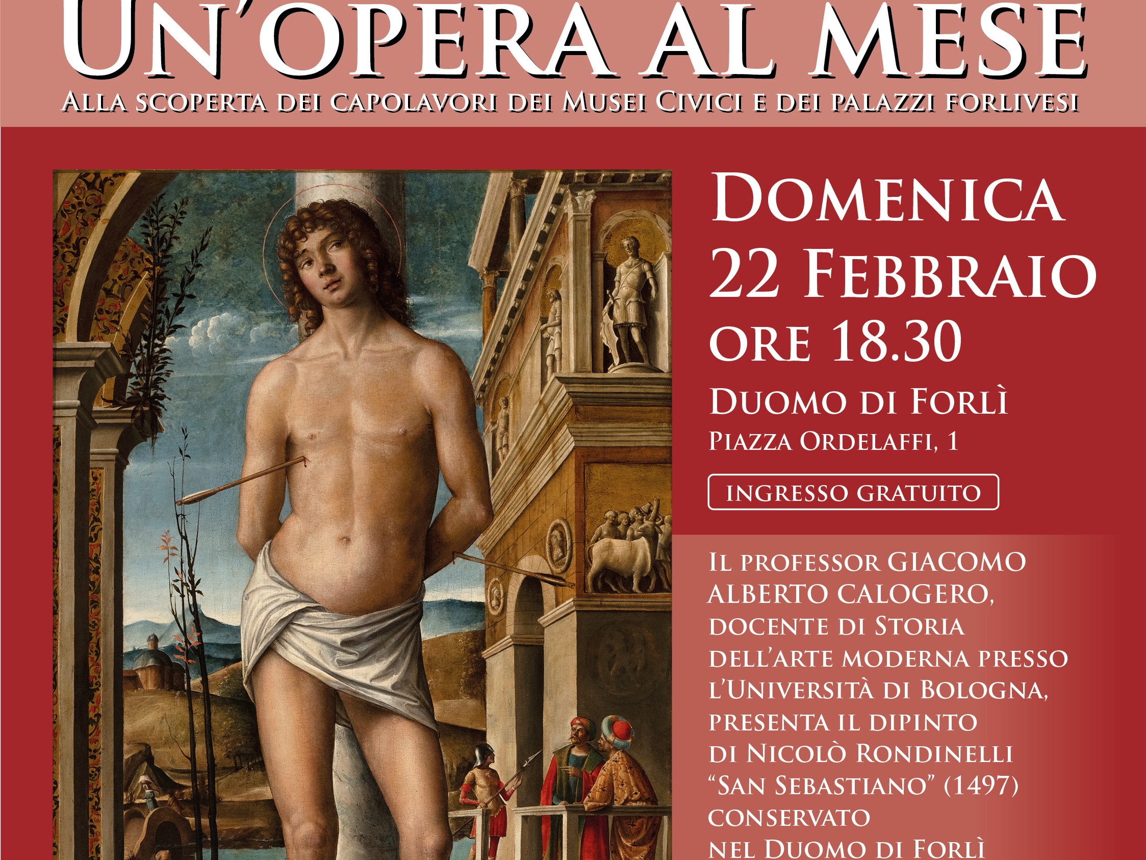 Un opera al mese - San Sebastiano (1497) di Nicolò Rondinelli