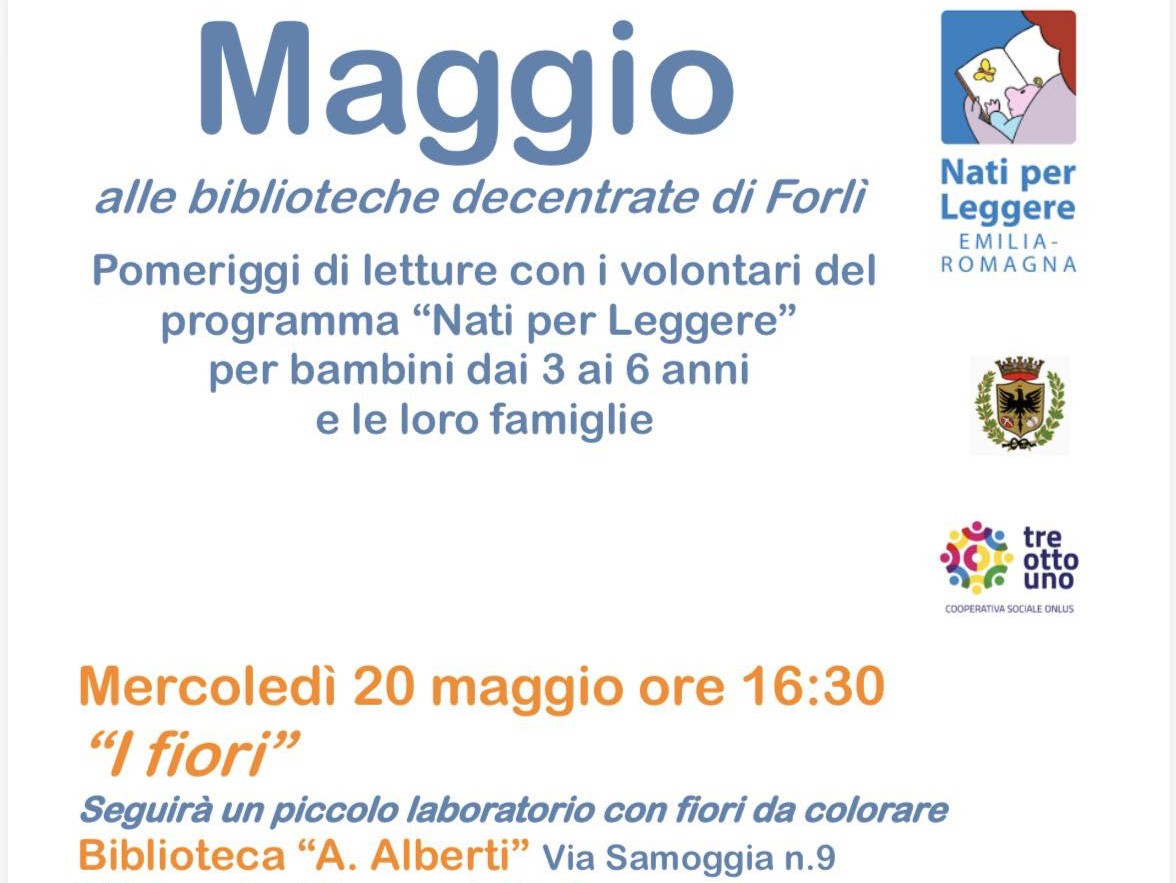 Maggio alle Biblioteche Decentrate - letture Nati per Leggere