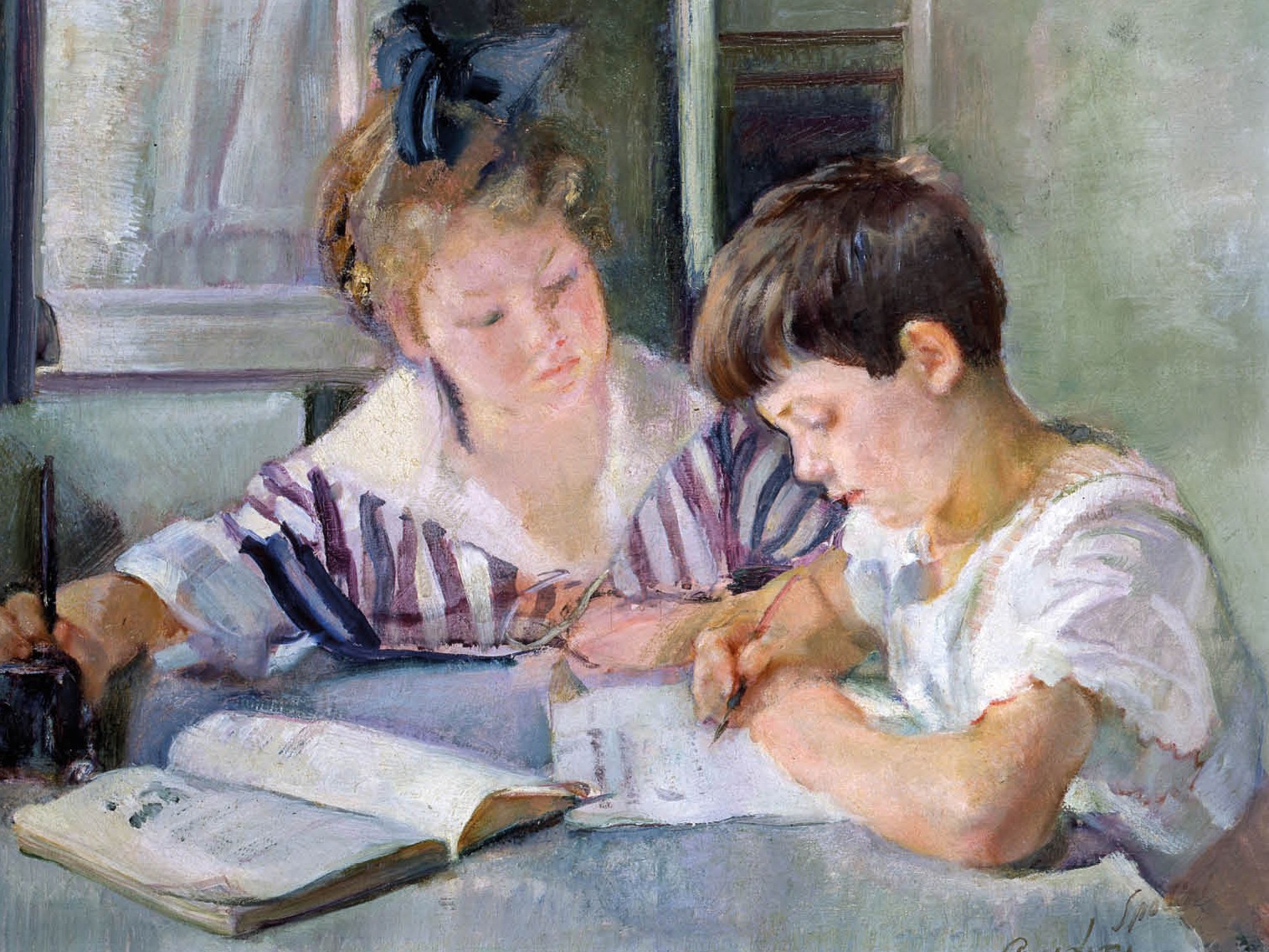 Un’Opera al mese - Armando Spadini “Bambini che studiano”