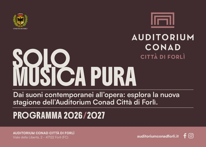 SOLO MUSICA PURA - la nuova stagione dell Auditorium Conad