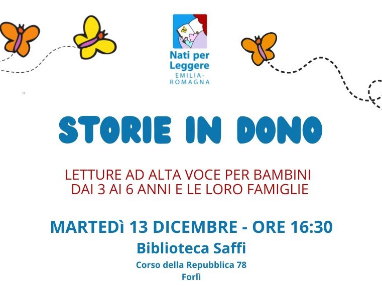 Storie in Dono - Nati per Leggere alla Biblioteca Saffi