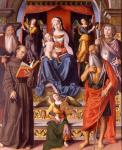 Marco Palmezzano, Madonna col Bambino e santi, 1518-1520, Brisighella, Chiesa dell Osservanza