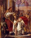 Anonimo del XIX secolo (Sec. XIX), Il battesimo di Costantino, Olio su tela, Museo Civico di San Domenico, Collezione Pedriali