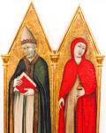 Mello da Gubbio (attivo a Gubbio fra il 1330 e il 1360), San Gregorio e Santa Maria Maddalena
