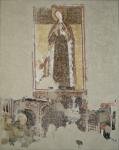 Pittore dell ultimo quarto del XIII secolo - Pittore della fine del XIV secolo, Madonna con il Bambino - Sant Antonio abate benedice un fanciullo