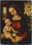 Giovan Battista Rosetti (?), Forlì, attivo dal 1495 al 1545, La Madonna con il Bambino