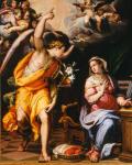 Orazio Samacchini, Bologna, 1532 - 1577, L Annunciazione, 1572