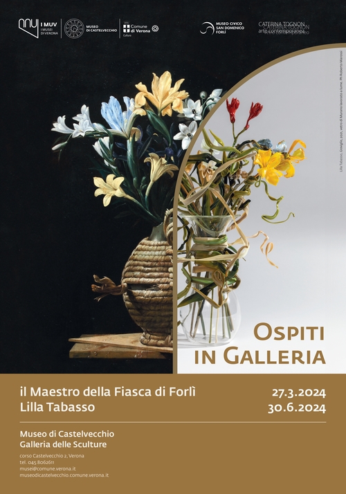 L'opera 'Fiasca spagliata con Fiori' in prestito al Museo di Castelvecchio di Verona